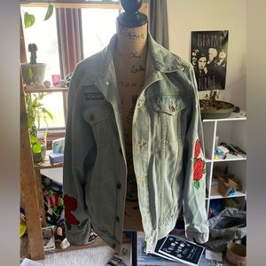 JEAN JACKET W/ DECALS